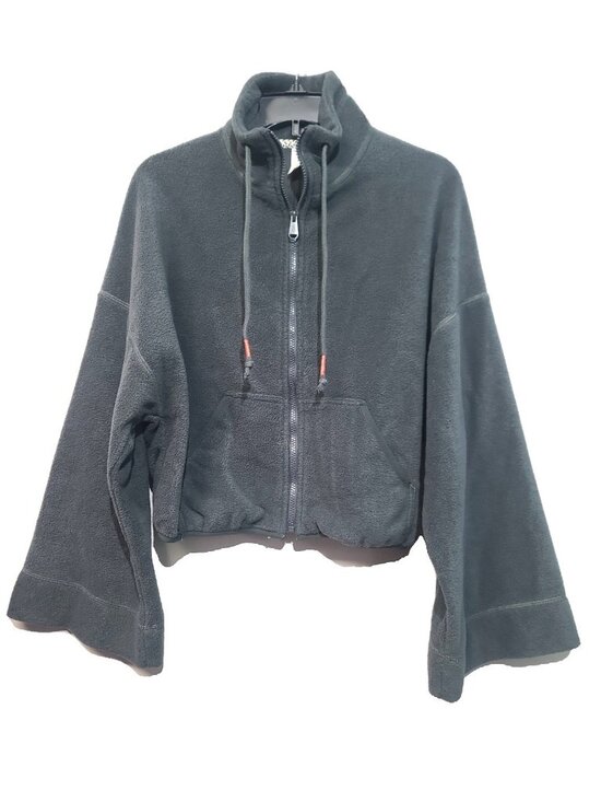 Free People Jackets & Blazers - Free People FP Movement Climb High Fleece Jacket XS Green EUC